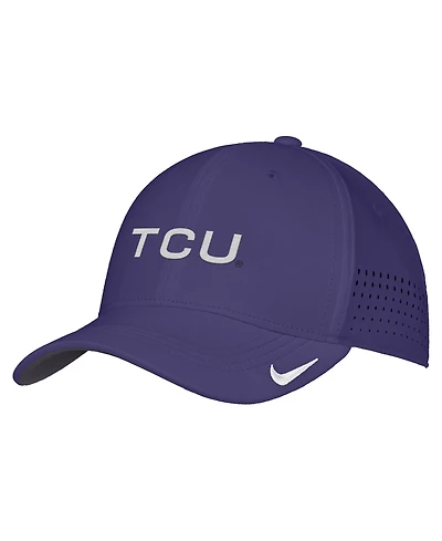 Nike Men's Tcu Horned Frogs 2026 On-Field AeroBill SwooshFlex Dri-fit Hat