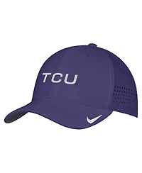 Nike Men's Tcu Horned Frogs 2026 On-Field AeroBill SwooshFlex Dri-fit Hat