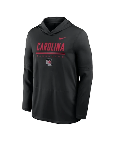 Nike Men's Black South Carolina Gamecocks 2026 Sideline Dri-fit Long sleeves Hoodie T-Shirt