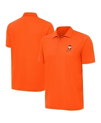 Antigua Men's Orange Clemson Standing Tiger Golf Tribute Polo Shirt