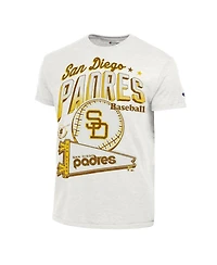 Champion Men's White San Diego Padres Winning Tradition Cooperstown Tri-Blend T-Shirt