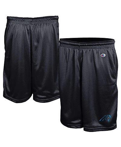 Champion Men's Black Carolina Panthers Classic Mesh Shorts