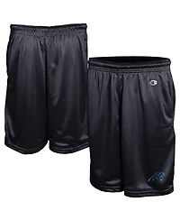 Champion Men's Black Carolina Panthers Classic Mesh Shorts