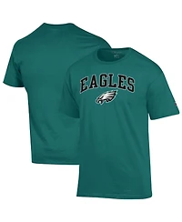 Champion Men's Midnight Green Philadelphia Eagles Arch Over Logo T-Shirt