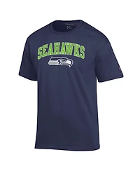 Champion Men's College Navy Seattle Seahawks Arch Over Logo T-Shirt