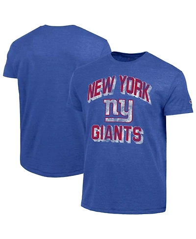 Champion Men's Royal New York Giants Ultimate Tri-Blend T-Shirt