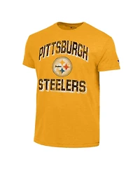 Champion Men's Heather Gold Pittsburgh Steelers Ultimate Tri-Blend T-Shirt