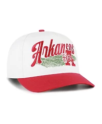 '47 Brand Men's and Women's Natural Arkansas Razorbacks Saturday Capsule Enfield Hitch Adjustable Hat