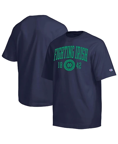 Champion Men's Navy Notre Dame Fighting Irish Established Tradition Heavyweight T-Shirt