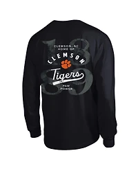 Champion Men's Black Clemson Tigers Laminated All-Star Long sleeves T-Shirt