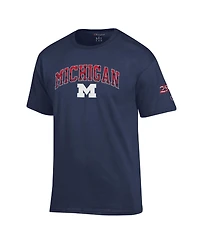 Champion Men's Navy Michigan Wolverines Americana 250th Arch T-Shirt