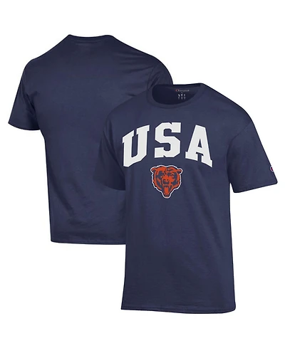 Champion Men's Navy Chicago Bears Americana T-Shirt