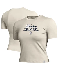 Champion Women's Boston Red Sox Fitted Cropped T-Shirt