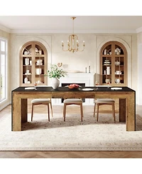 Tribesigns 78.7-Inch Dining Table for 6-8 People, Extra Long, Heavy Duty