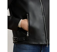 Lauren Ralph Women's Lambskin Moto Jacket