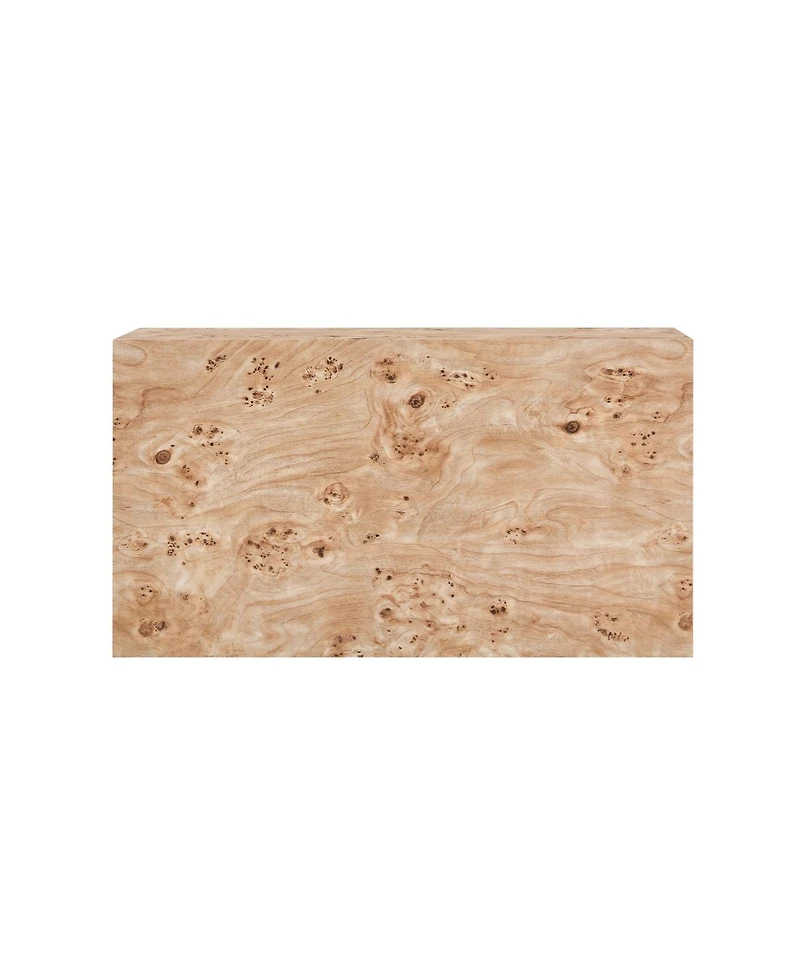 Streamdale Furniture Wood-Grain Mdf Square Coffee Table / Side Table (39.4)
