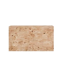Streamdale Furniture Wood-Grain Mdf Square Coffee Table / Side Table (39.4)