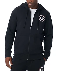 True Religion Men's Puff Zip Hoodie