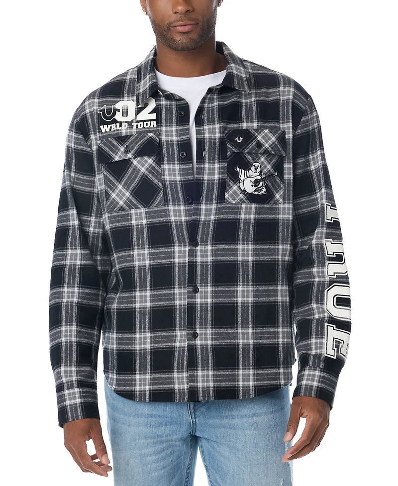 True Religion Men's Flannel Freshmen Shirt