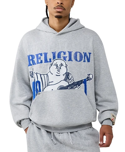 True Religion Men's Buddha Logo Graphic Hoodie