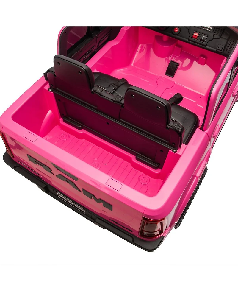 Yobtop 48" Parent Remote Control 2-Seater Ride-On Truck with Usb/MP3 Port, Ages 3-6