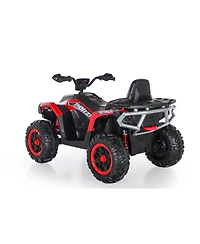 Yobtop 24V Kids Atv 4 Wheeler 4WD, 4x200W Motors, 2-Seater Ride-On Toy, Ages 3-8