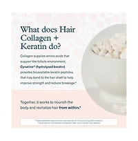 Youtheory Hair Collagen Plus 120 Tablets