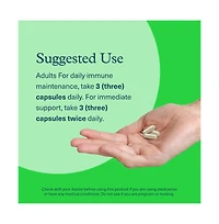 Youtheory Immune Plus Daily Wellness Vegetarian Immune Support Supplement with Vitamin C, Vitamin D3 and Zinc 60 Vegetarian Capsules