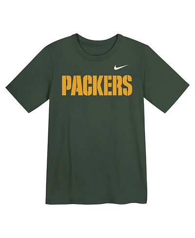 Nike Preschool Green Bay Packers Wordmark T-Shirt