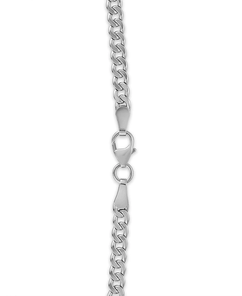 Macy's Double-Sided Cuban Link Chain 22" Necklace 10k Yellow Gold (4mm)