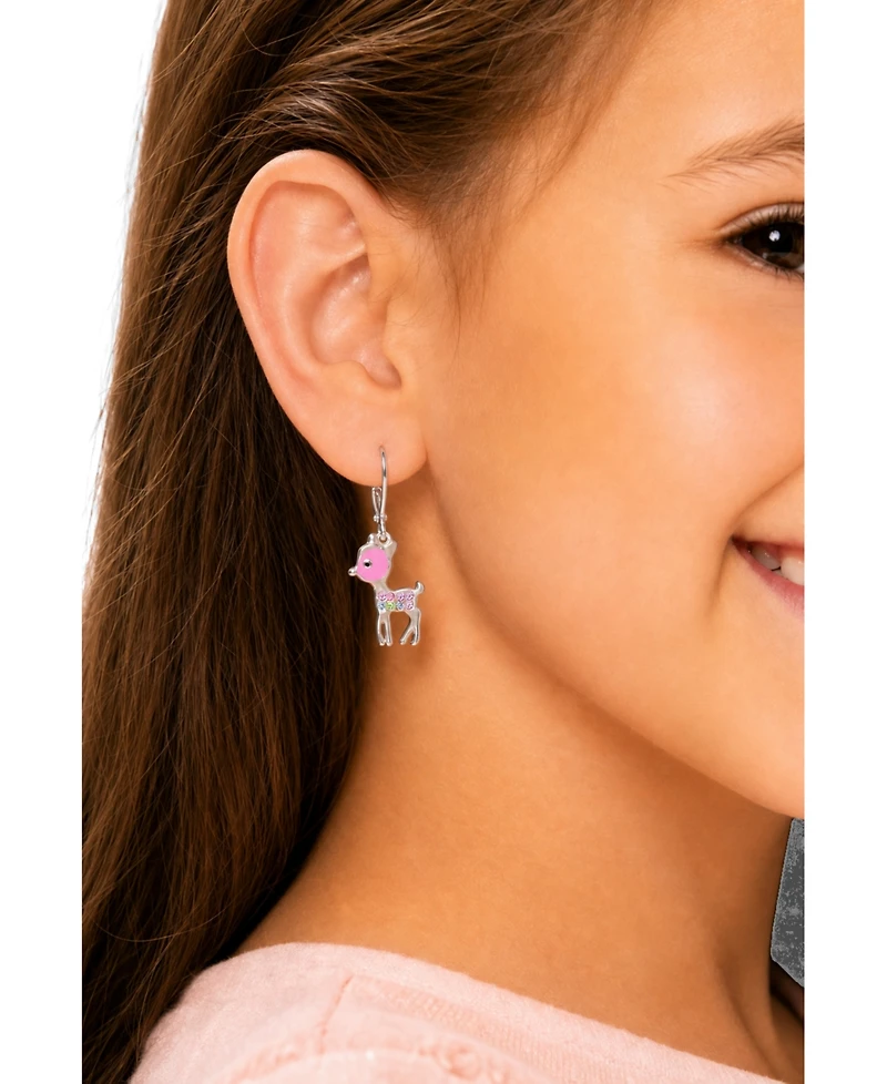Chanteur Kids Deer Hypoallergenic Earrings for Girls with Leverbacks