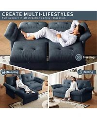 Streamdale Furniture Multi-Functional Convertible Plush Sofa Bed