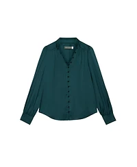 Mint Velvet Women's Satin Long Sleeve Blouse