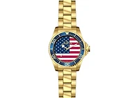 Invicta Pro Diver 50416 Men's 45mm Quartz Watch - Gold-Tone Stainless Steel Bracelet