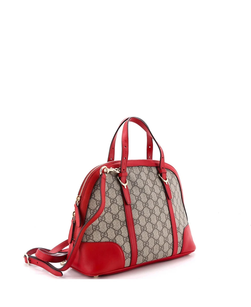 Pre-Owned Gucci Small Nice Top Handle Bag Gg Coated Canvas