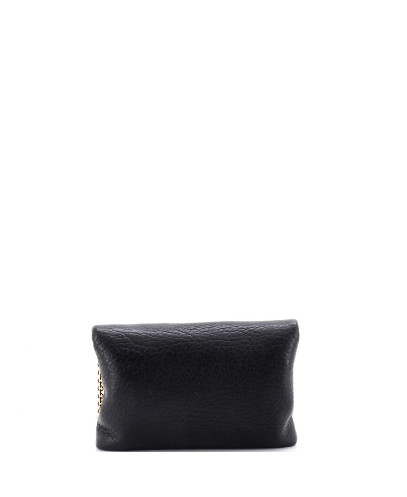 Pre-Owned Saint Laurent Small Cassandra Pouch on Chain Leather