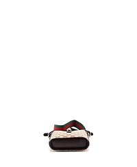 Pre-Owned Gucci Mini Bucket Bag Gg Canvas with Leather