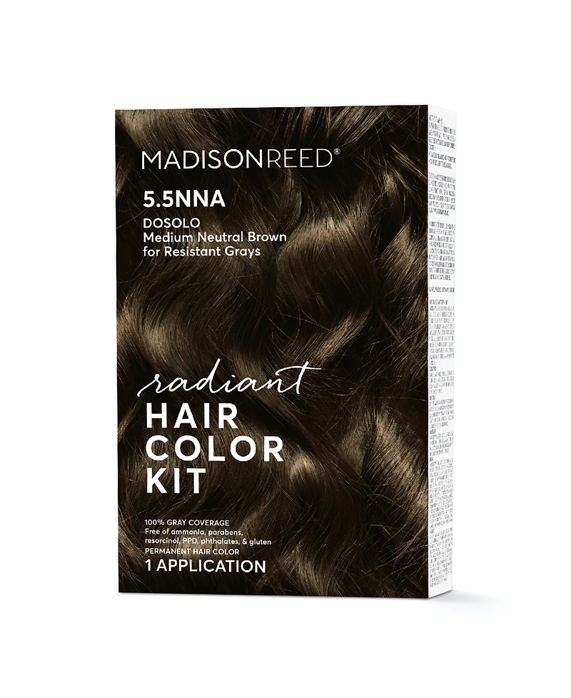 Madison Reed 8-Piece Dosolo Medium Neutral Brown Radiant Hair Color Kit
