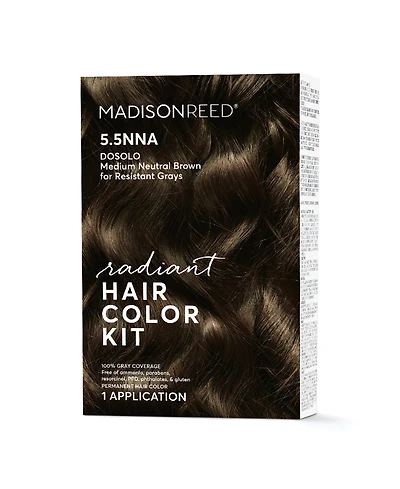 Madison Reed 8-Piece Dosolo Medium Neutral Brown Radiant Hair Color Kit