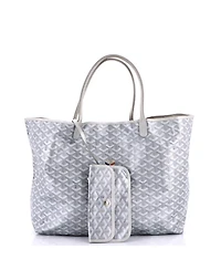 Pre-Owned Goyard Gm Saint Louis Tote Precious Metals Coated Canvas