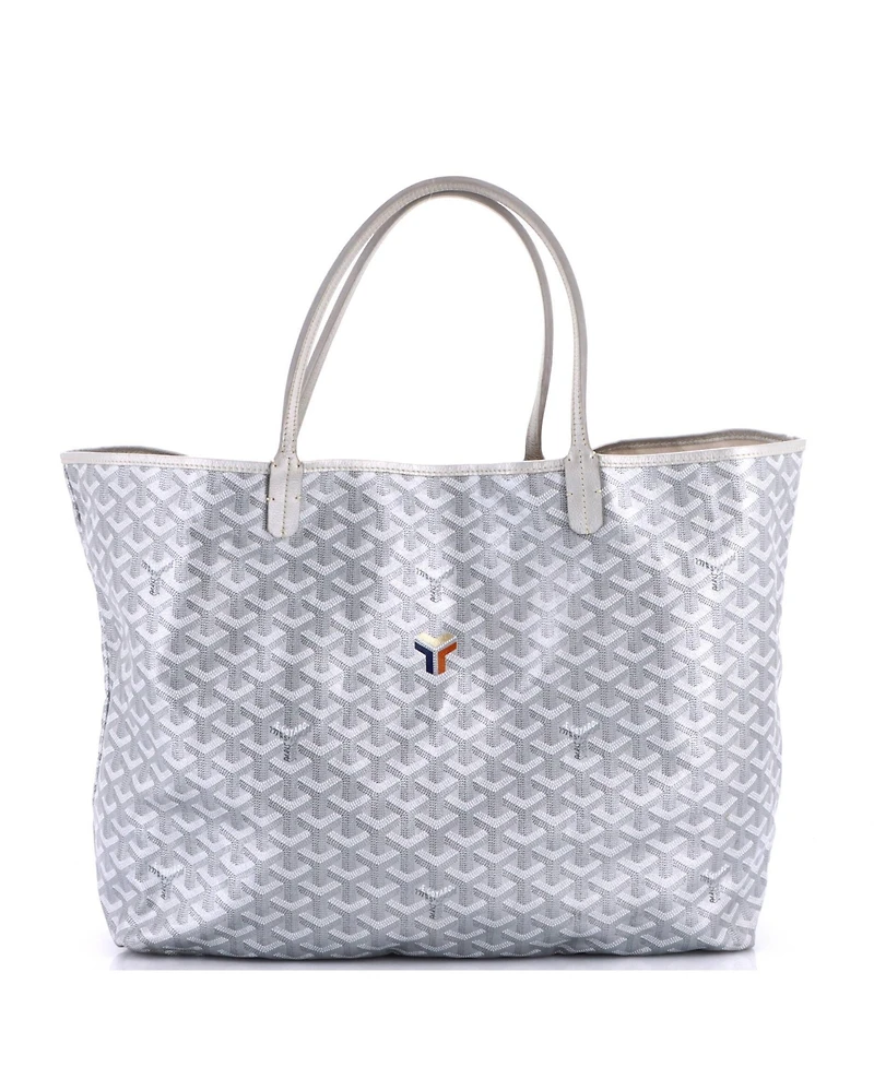 Pre-Owned Goyard Gm Saint Louis Tote Precious Metals Coated Canvas
