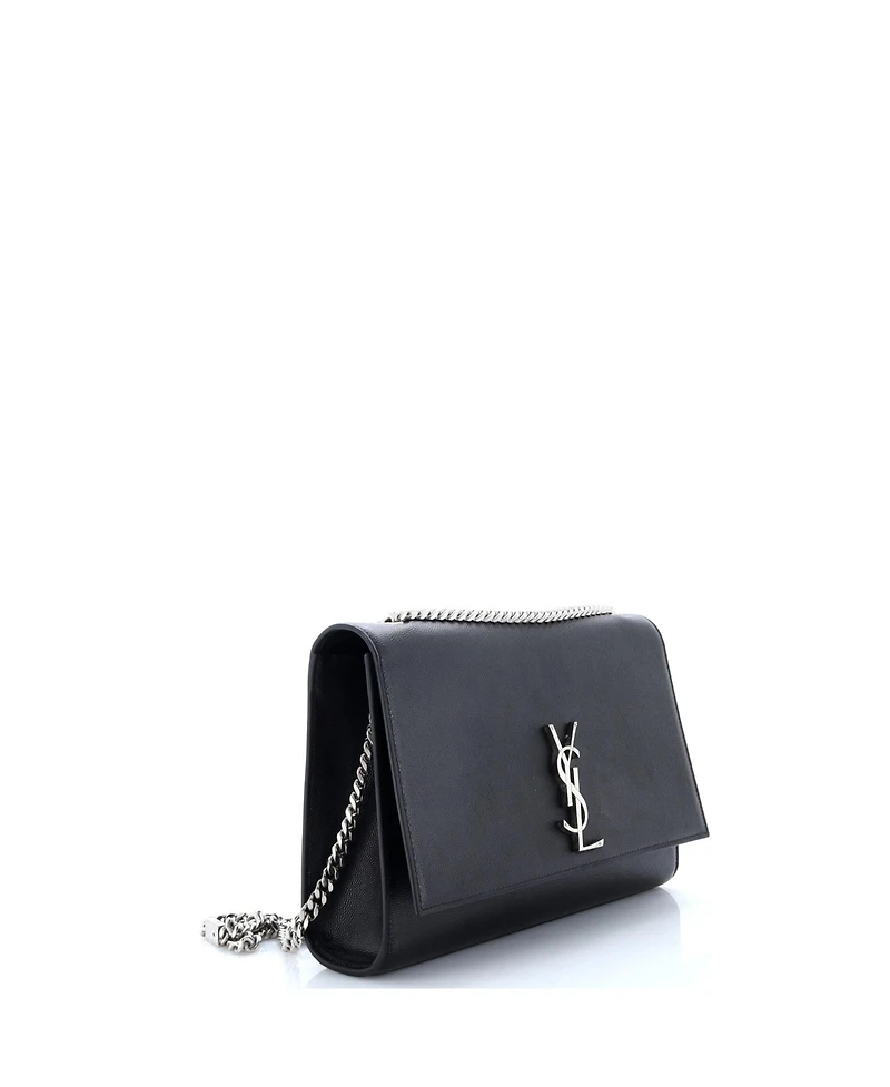 Pre-Owned Saint Laurent Large Classic Monogram Crossbody Bag Grainy Leather