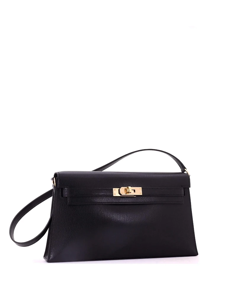 Pre-Owned Hermes Kelly Elan Shoulder Bag Chevre Chamkila