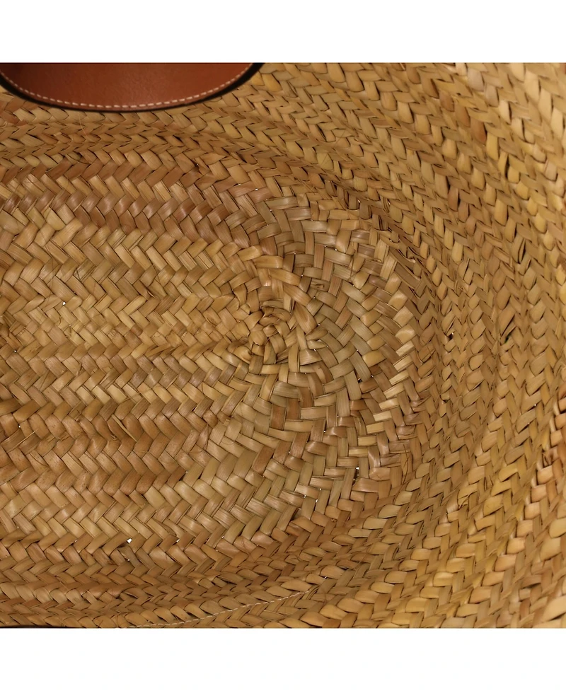 Pre-Owned Loewe Large Basket Tote Raffia