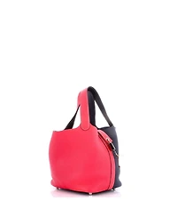 Pre-Owned Hermes Pm Casaque Picotin Lock Bag Clemence