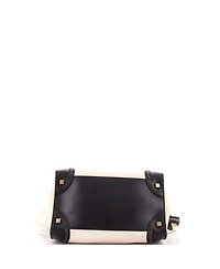 Pre-Owned Celine Mini Luggage Bag Canvas and Leather