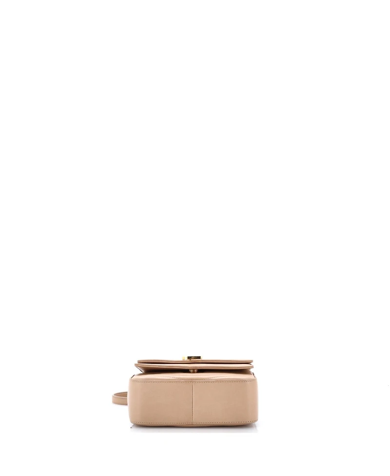 Pre-Owned Saint Laurent Small Sulpice Flap Bag Matelasse Chevron Leather