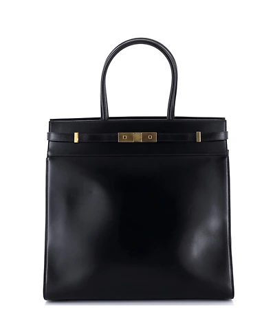 Pre-Owned Saint Laurent North South Manhattan Tote Leather