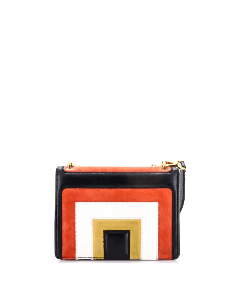 Pre-Owned Fendi Medium Kan U Shoulder Bag Leather
