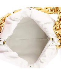 Pre-Owned Bottega Veneta The Chain Pouch Leather